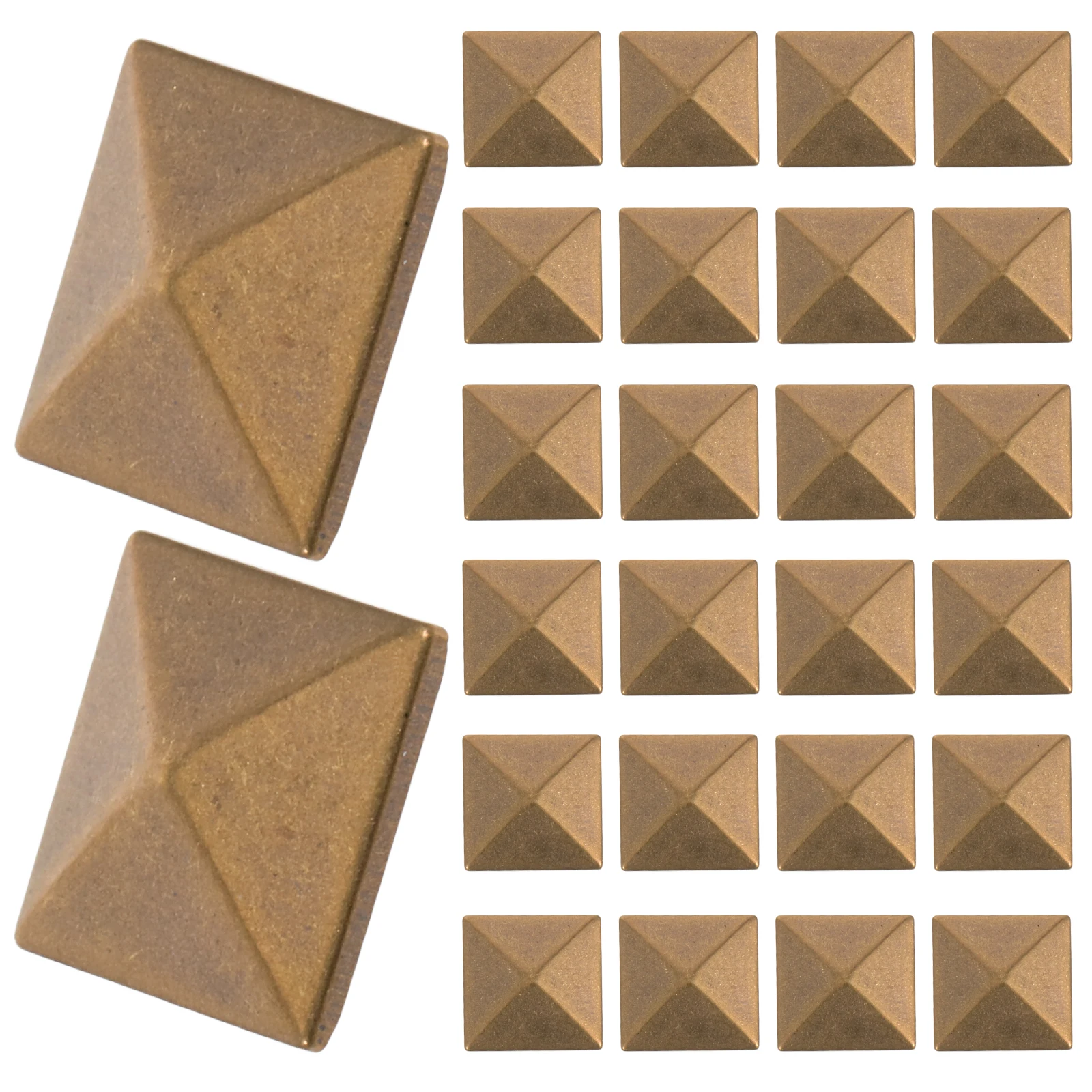 100Pcs Pyramid Silver Spike Flatback Studs 10x10cm for Leathercraft Clothes Bags Shoes DIY Punk Rivet Copper Studs
100Pcs Pyramid Silver Spike Flatback Studs 10x10cm for Leathercraft Clothes Bags Shoes DIY Punk Rivet Copper Studs