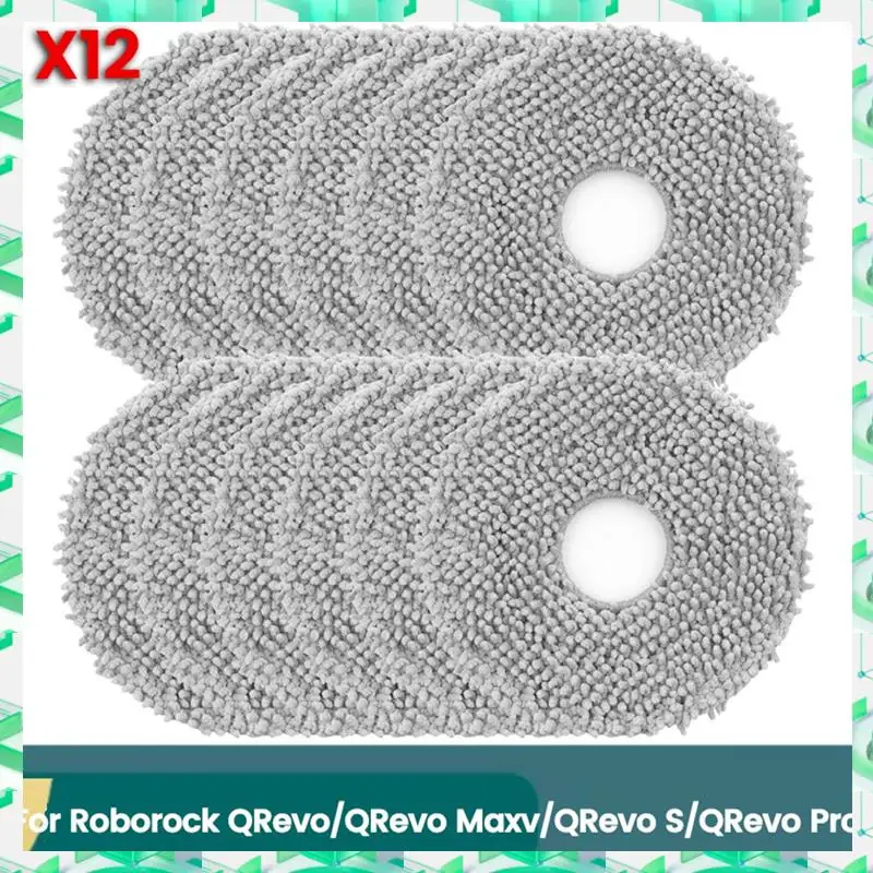 FIZP 12 шт. тряпки для швабры из микрофибры для Roborock Qrevo/Qrevo Maxv/Qrevo S/Qrevo Pro, аксессуары для роботов-пылесосов
FIZP 12 шт. тряпки для швабры из микрофибры для Roborock Qrevo/Qrevo Maxv/Qrevo S/Qrevo Pro, аксессуары для роботов-пылесосов