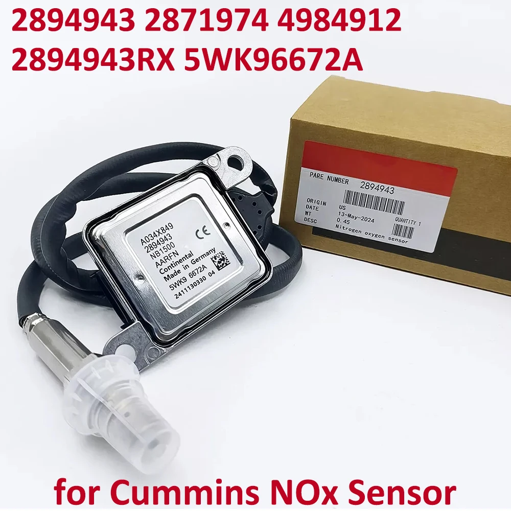 Высококачественный датчик оксида азота NOX для Cummins 12V OEM 2894943 2894943 RX 5WK96672A 2871974 4984912 Сделано в США
Высококачественный датчик оксида азота NOX для Cummins 12V OEM 2894943 2894943 RX 5WK96672A 2871974 4984912 Сделано в США