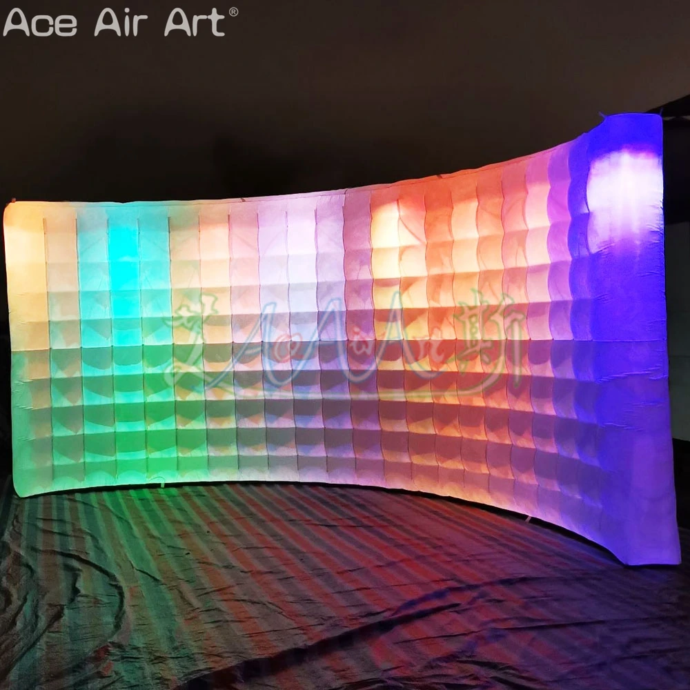 Custom logo led lighting inflatable background wall for trade exhibition backdrop
Custom logo led lighting inflatable background wall for trade exhibition backdrop