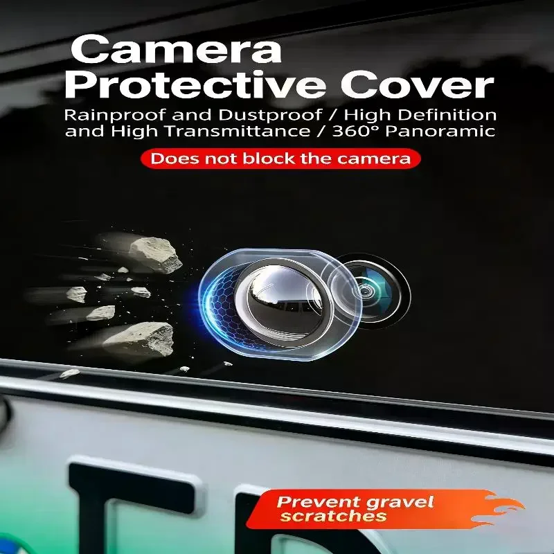 Car Camera Lens Protector 2PCS Car Backup Camera Protective Sticker, Clear High-Transparency Design
Car Camera Lens Protector 2PCS Car Backup Camera Protective Sticker, Clear High-Transparency Design