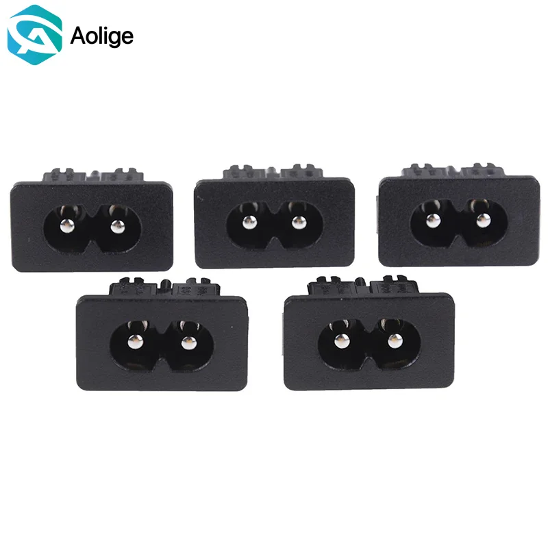 5pcs AC-027 Black/White Female AC Power Inlet - 8 Figure of Eight Sockets, Pure Copper
5pcs AC-027 Black/White Female AC Power Inlet - 8 Figure of Eight Sockets, Pure Copper