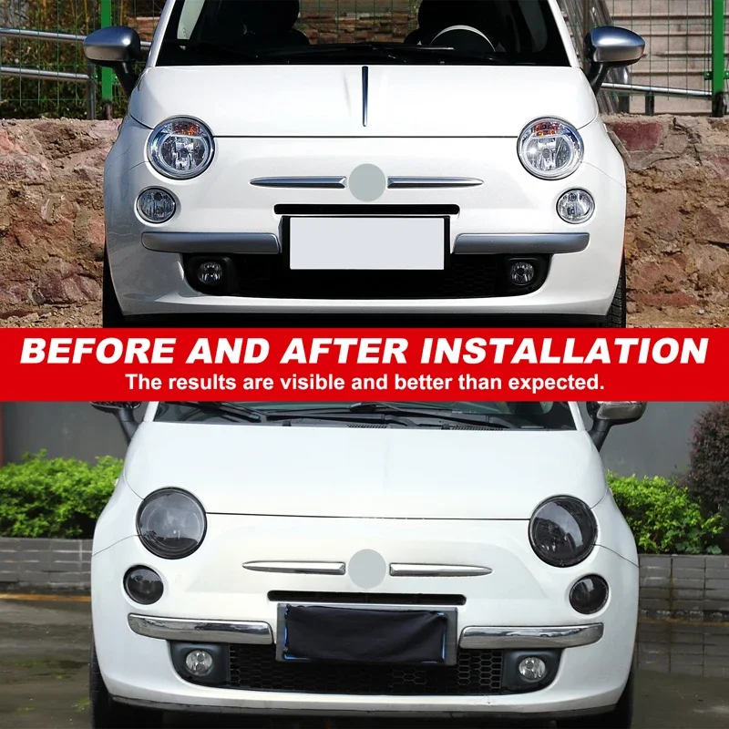 TPU black For Fiat 500 2007-2015 Car headlight rear headlight film decorative sticker car exterior protection accessories
TPU black For Fiat 500 2007-2015 Car headlight rear headlight film decorative sticker car exterior protection accessories