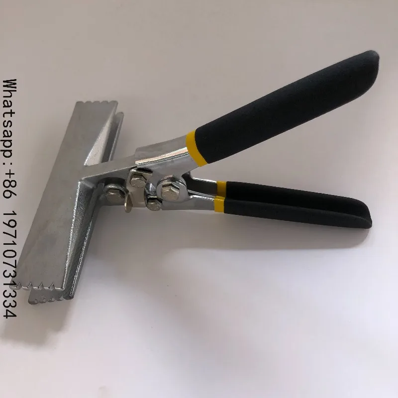 Hand Seamer, 6 Inch Straight Jaw Sheet Bender Tools for Flattening Metal, Bending Pliers with Double Dipped Cushion Handle
Hand Seamer, 6 Inch Straight Jaw Sheet Bender Tools for Flattening Metal, Bending Pliers with Double Dipped Cushion Handle
