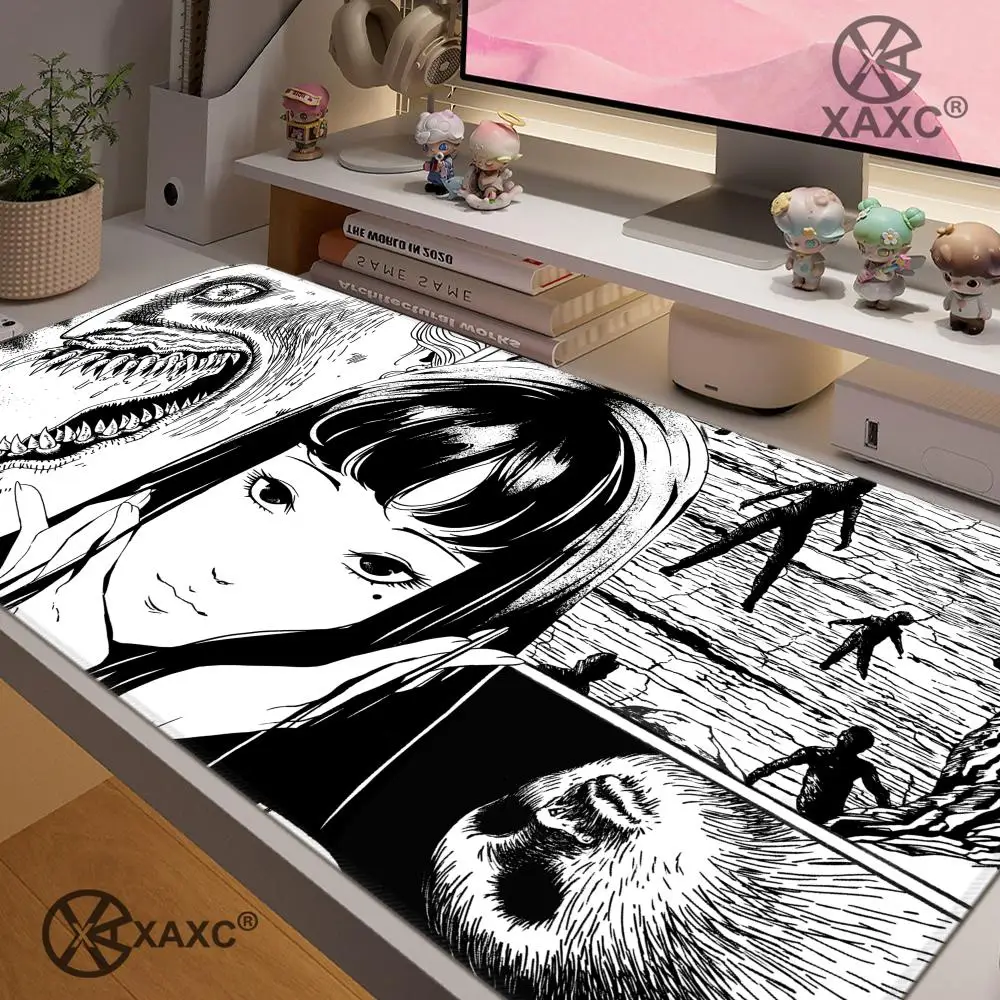 Junji Ito Tees Horror XAXC Mouse Pad large keyboard mouse desk pad non-slip rubber gaming mouse pad laptop mouse carpet
Junji Ito Tees Horror XAXC Mouse Pad large keyboard mouse desk pad non-slip rubber gaming mouse pad laptop mouse carpet