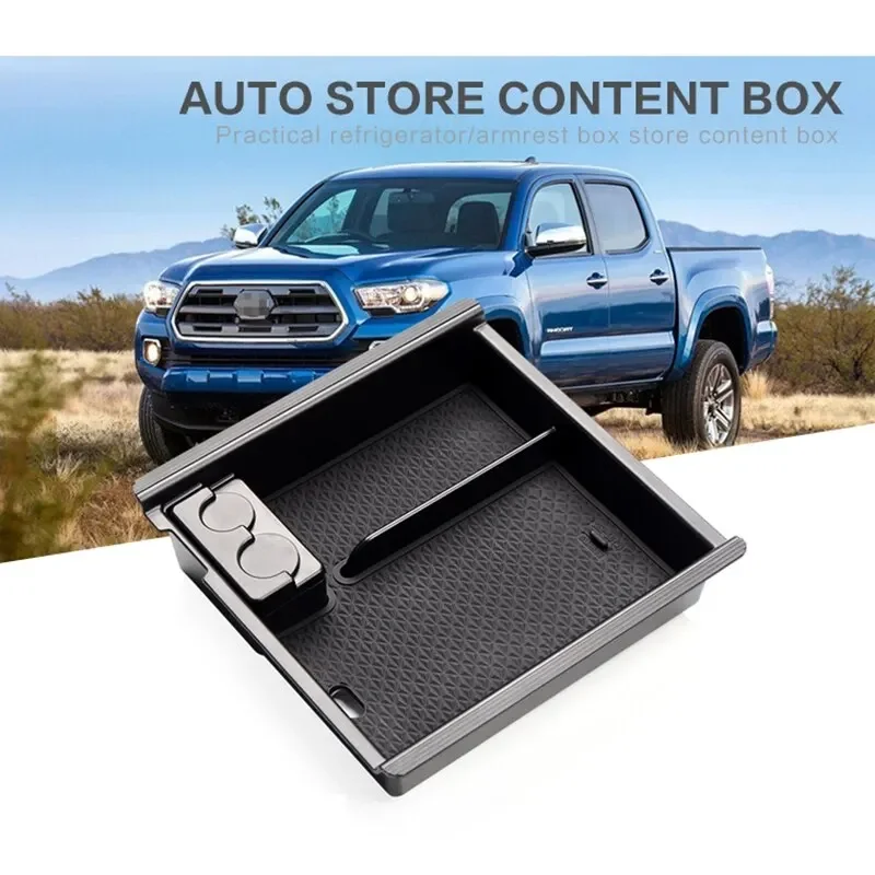 For Toyota Tacoma 2016-2022 ABS Black Car Armrest Storage Box Center Console Organizer Interior Car Accessories
For Toyota Tacoma 2016-2022 ABS Black Car Armrest Storage Box Center Console Organizer Interior Car Accessories