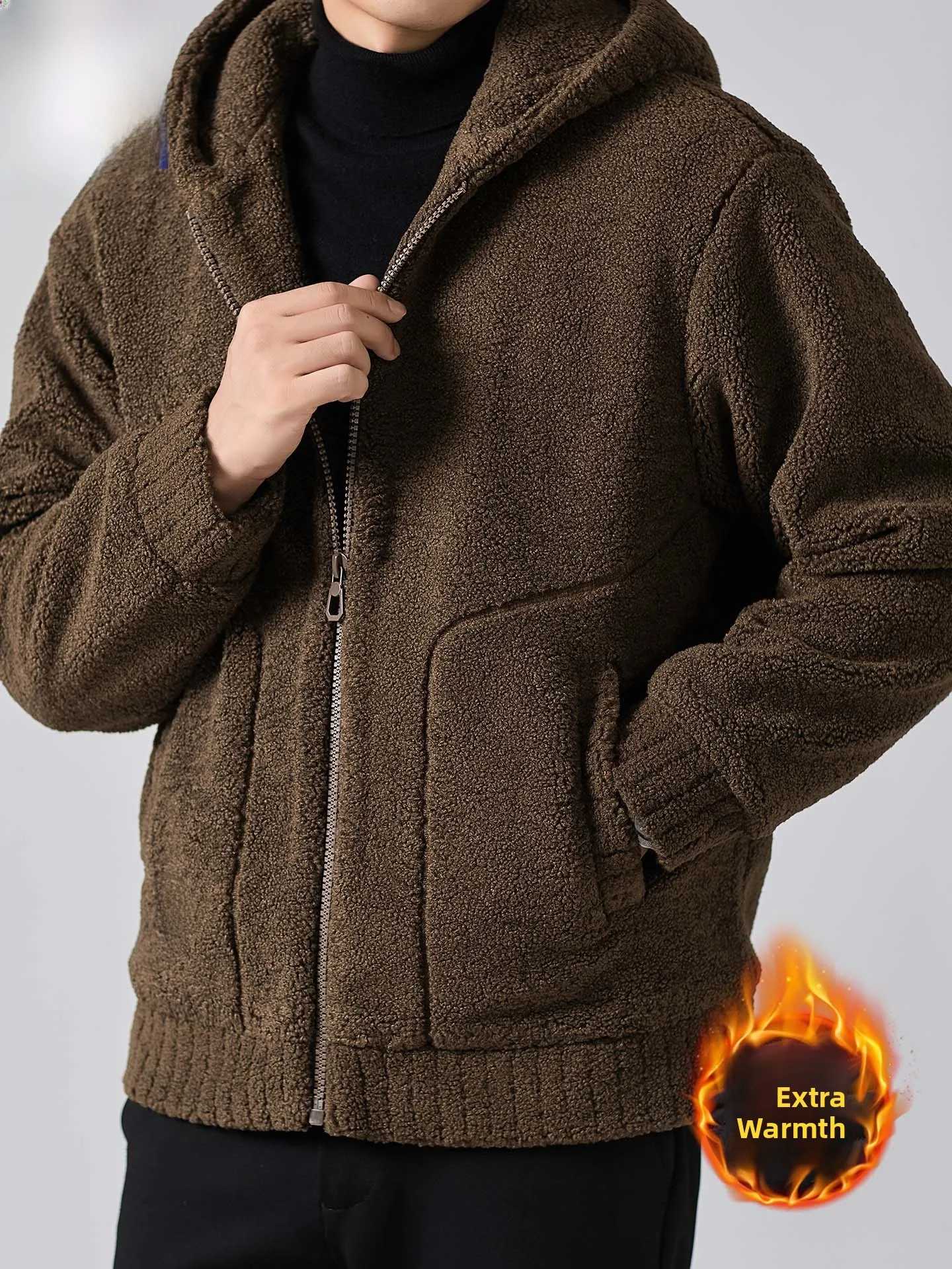 Мужская теплая флисовая куртка на молнии с капюшоном, свободного кроя, на хлопковой подкладке, для среднего возраста, повседневный стиль, зимняя, цветная
Мужская теплая флисовая куртка на молнии с капюшоном, свободного кроя, на хлопковой подкладке, для среднего возраста, повседневный стиль, зимняя, цветная