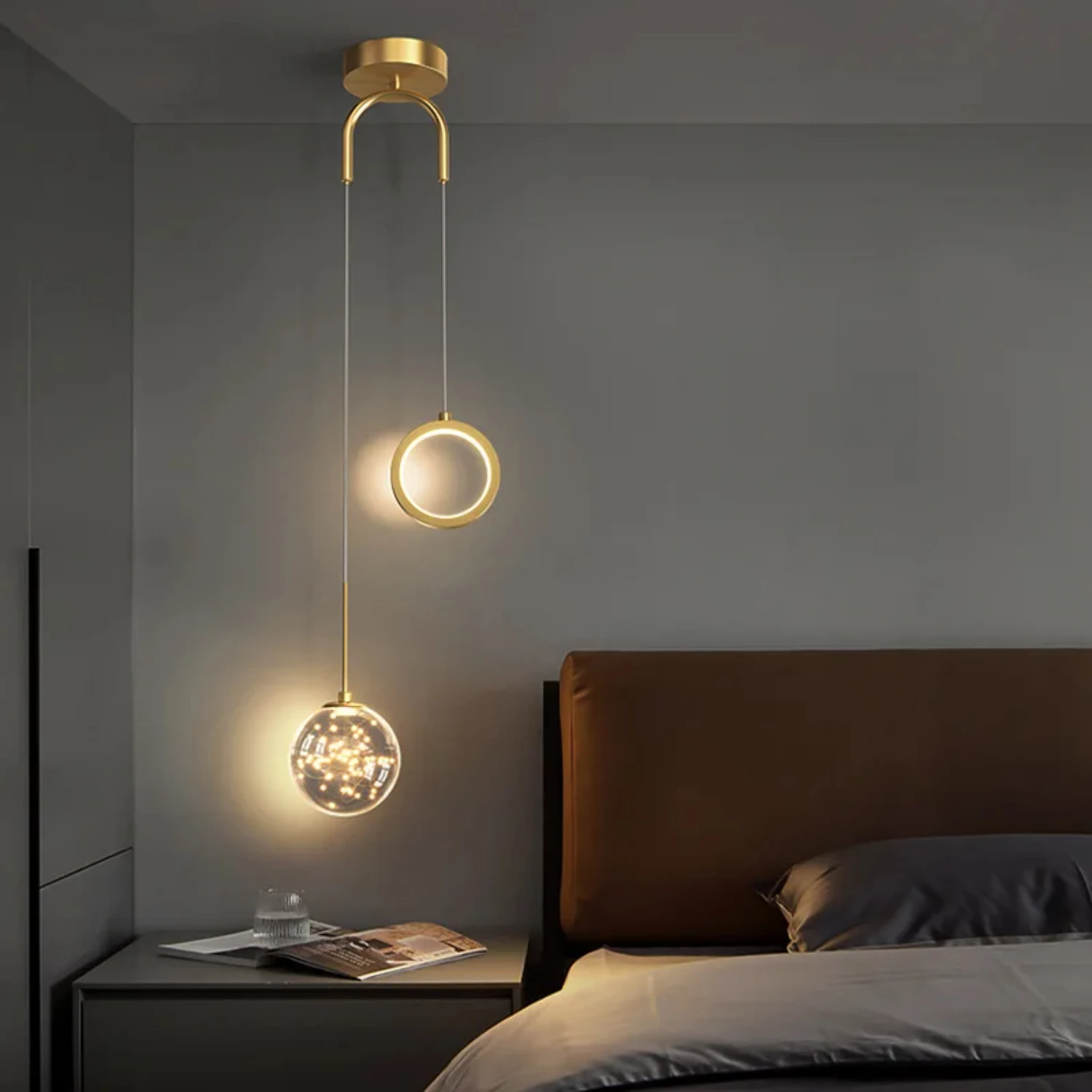 New Modern Nordic LED Pendant Light Room Decor Starry Sky Romanti Living Room Light Designer Decorative Bedroom Lighting
New Modern Nordic LED Pendant Light Room Decor Starry Sky Romanti Living Room Light Designer Decorative Bedroom Lighting