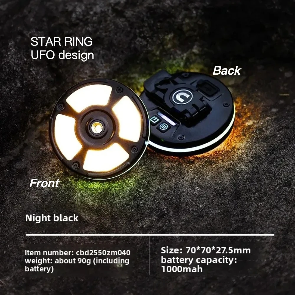 Onevevt UFO Magnetic Ambient Light Pendant Emergency 3 colors Light Long Life Dimmable Camp Light Hiking Portable Outdoor
Onevevt UFO Magnetic Ambient Light Pendant Emergency 3 colors Light Long Life Dimmable Camp Light Hiking Portable Outdoor