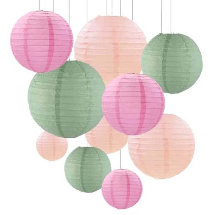 10Pcs Paper Lanterns, Round Hanging Tissue Paper Lanterns Decorations for Boho Birthday, Graduation, Garden, Summer Party Garde
10Pcs Paper Lanterns, Round Hanging Tissue Paper Lanterns Decorations for Boho Birthday, Graduation, Garden, Summer Party Garde