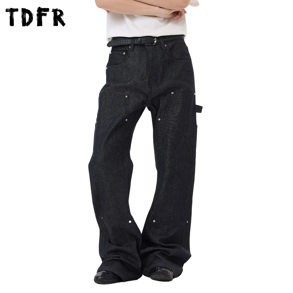 Double Knee Raw Jeans Mens Simple Pocket Retro Cargo Straight Baggy Denim Carpenter Pants Man
Double Knee Raw Jeans Mens Simple Pocket Retro Cargo Straight Baggy Denim Carpenter Pants Man