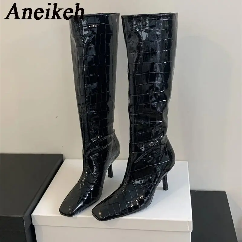 Aneikeh высокие сапоги с квадратным носком, высокие белые рыцарские сапоги с крокодиловым узором, высокие сапоги до бедра, модная женская обувь
Aneikeh высокие сапоги с квадратным носком, высокие белые рыцарские сапоги с крокодиловым узором, высокие сапоги до бедра, модная женская обувь