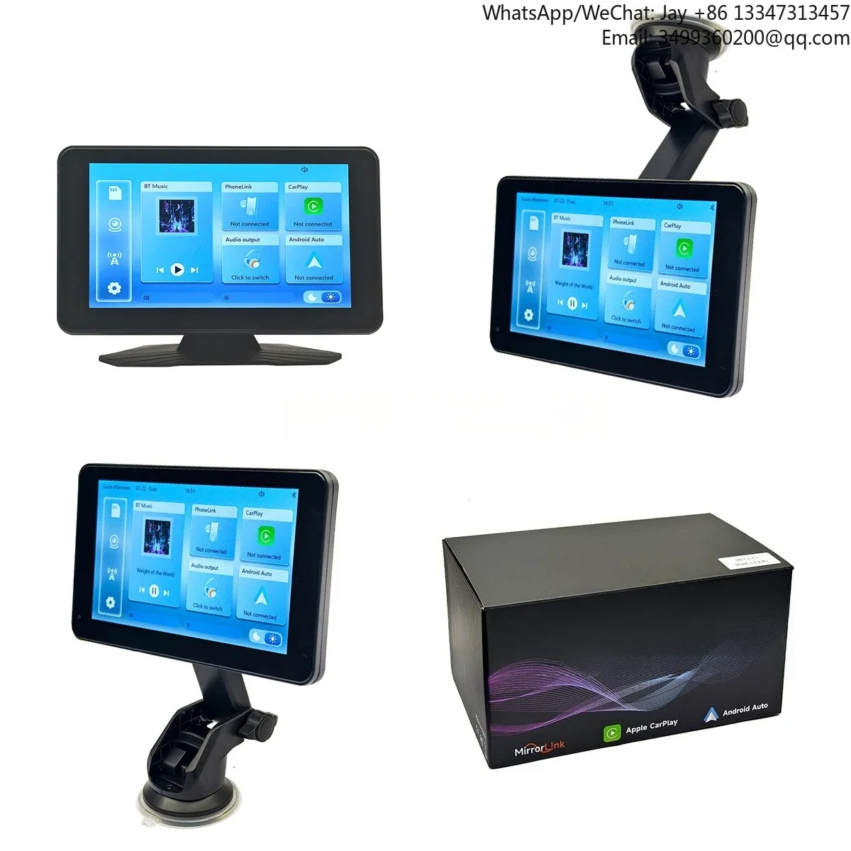 Carplay Android Auto 7 Touch IPS Display, Smart Car Radio FM Transmitter SD Card, Wireless GPS TV, Universal Accessories
Carplay Android Auto 7 Touch IPS Display, Smart Car Radio FM Transmitter SD Card, Wireless GPS TV, Universal Accessories