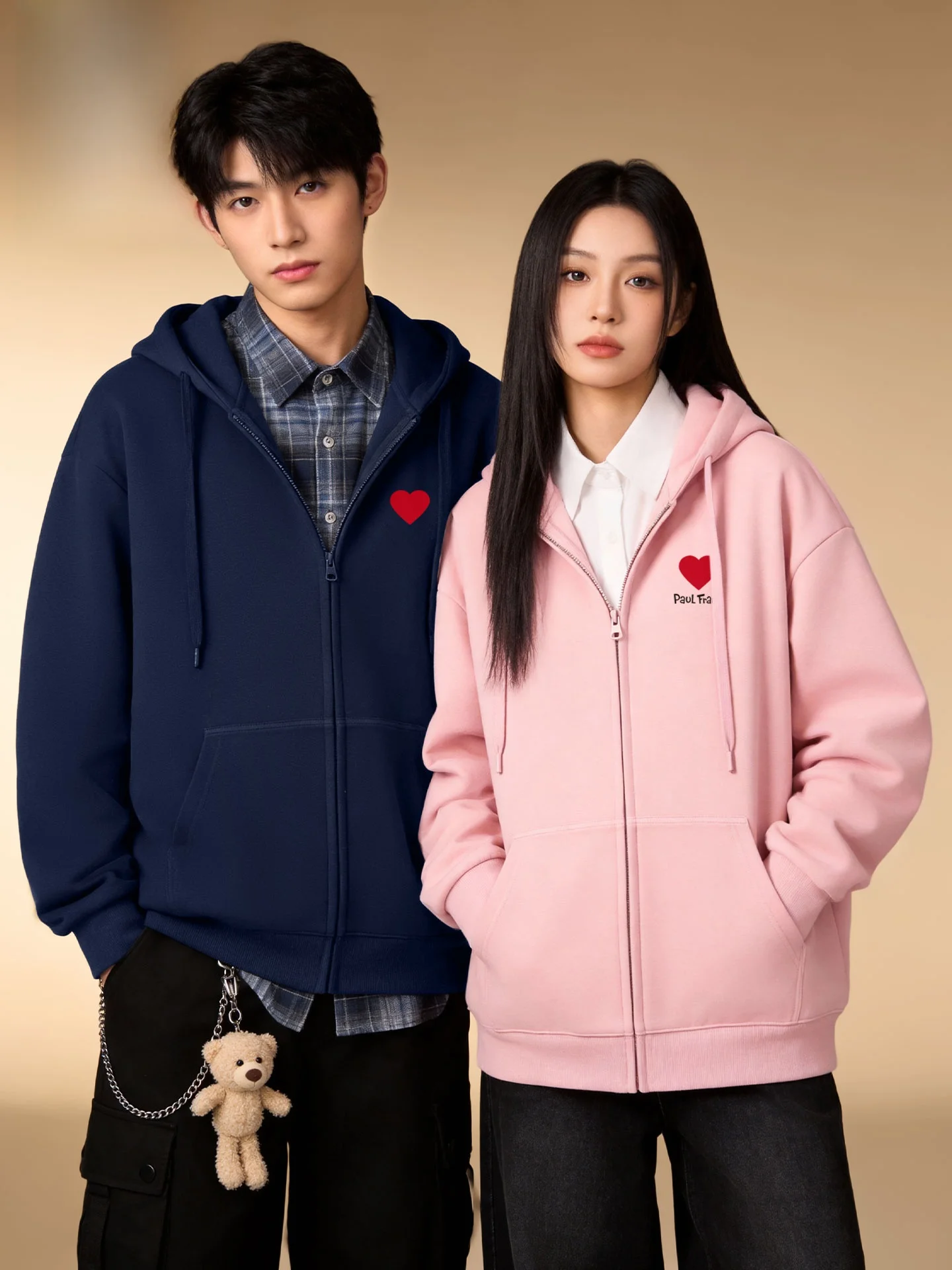 Couples Hoodie Spring New Loose Fit Printed Long Sve Breathable Casual Sle Zipper Closure Hooded Jaet
Couples Hoodie Spring New Loose Fit Printed Long Sve Breathable Casual Sle Zipper Closure Hooded Jaet