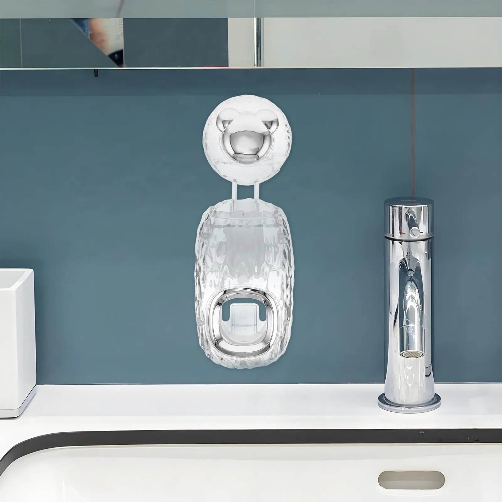 Automatic Toothpaste Dispenser Wall Mounted Suction Cup Transparent Body Consistent Dose Dispensing for Bathroom Family Use
Automatic Toothpaste Dispenser Wall Mounted Suction Cup Transparent Body Consistent Dose Dispensing for Bathroom Family Use