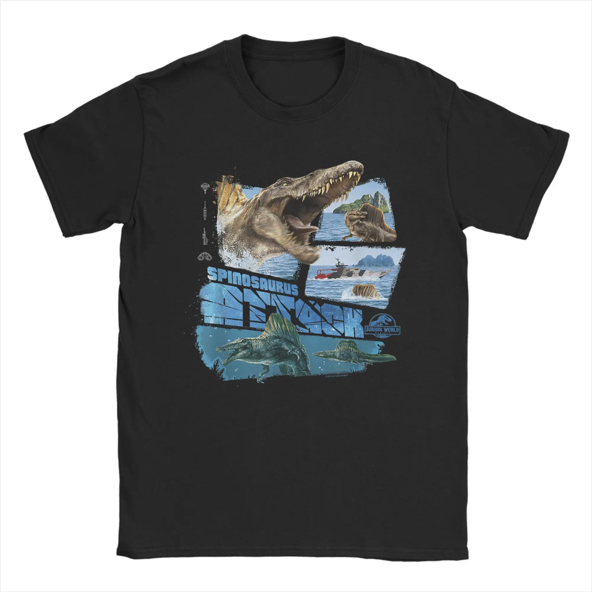 Jurassic World Rebirth Spinosaurus Attack T Shirt Summer Movies Film T-Shirts For Man Tee Shirt Short-Sleeved Vintage Top Tees
Jurassic World Rebirth Spinosaurus Attack T Shirt Summer Movies Film T-Shirts For Man Tee Shirt Short-Sleeved Vintage Top Tees