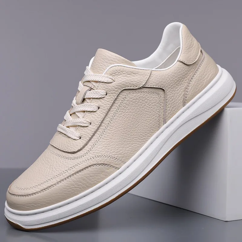 Men Genuine Leather Shoes High Quality Casual Sneakers Luxury Non-slip Sport Shoes for Men Comfortable Platform Footwear Zapatos
Men Genuine Leather Shoes High Quality Casual Sneakers Luxury Non-slip Sport Shoes for Men Comfortable Platform Footwear Zapatos