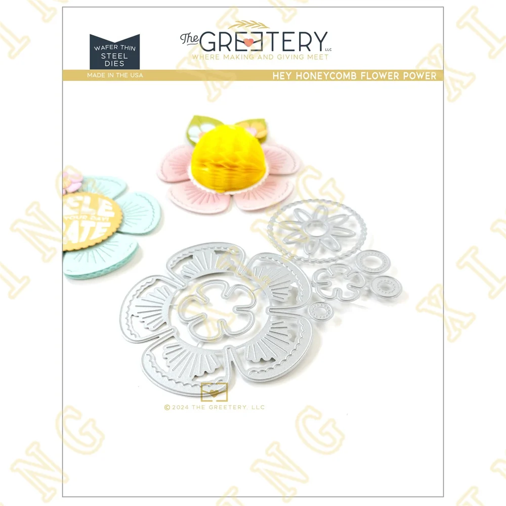 Hey Honeycomb Flower Power Metal Cutting Die Scrapbook Embossed Paper Card Album Craft Template Cut Die Stencils New for 2024
Hey Honeycomb Flower Power Metal Cutting Die Scrapbook Embossed Paper Card Album Craft Template Cut Die Stencils New for 2024