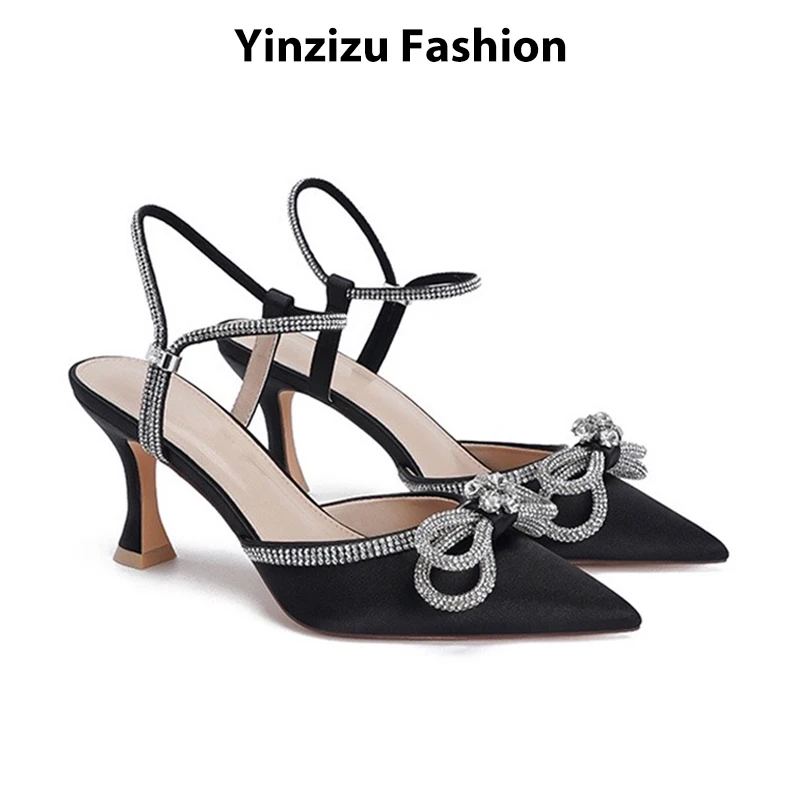 Fashion Pointed Toe High Heel Sandals Women Rhinestone Butterfly-Knot Pumps Summer Elegant Stiletto Shoes Ladies
Fashion Pointed Toe High Heel Sandals Women Rhinestone Butterfly-Knot Pumps Summer Elegant Stiletto Shoes Ladies