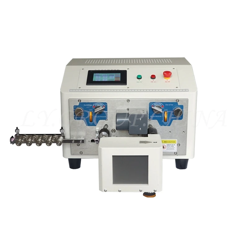 LY 806N Double Wires Automatic Touch Screen Peeling Stripping Cutting Machine With Twist Function For 0.1-6mm2 AWG30#-12#
LY 806N Double Wires Automatic Touch Screen Peeling Stripping Cutting Machine With Twist Function For 0.1-6mm2 AWG30#-12#