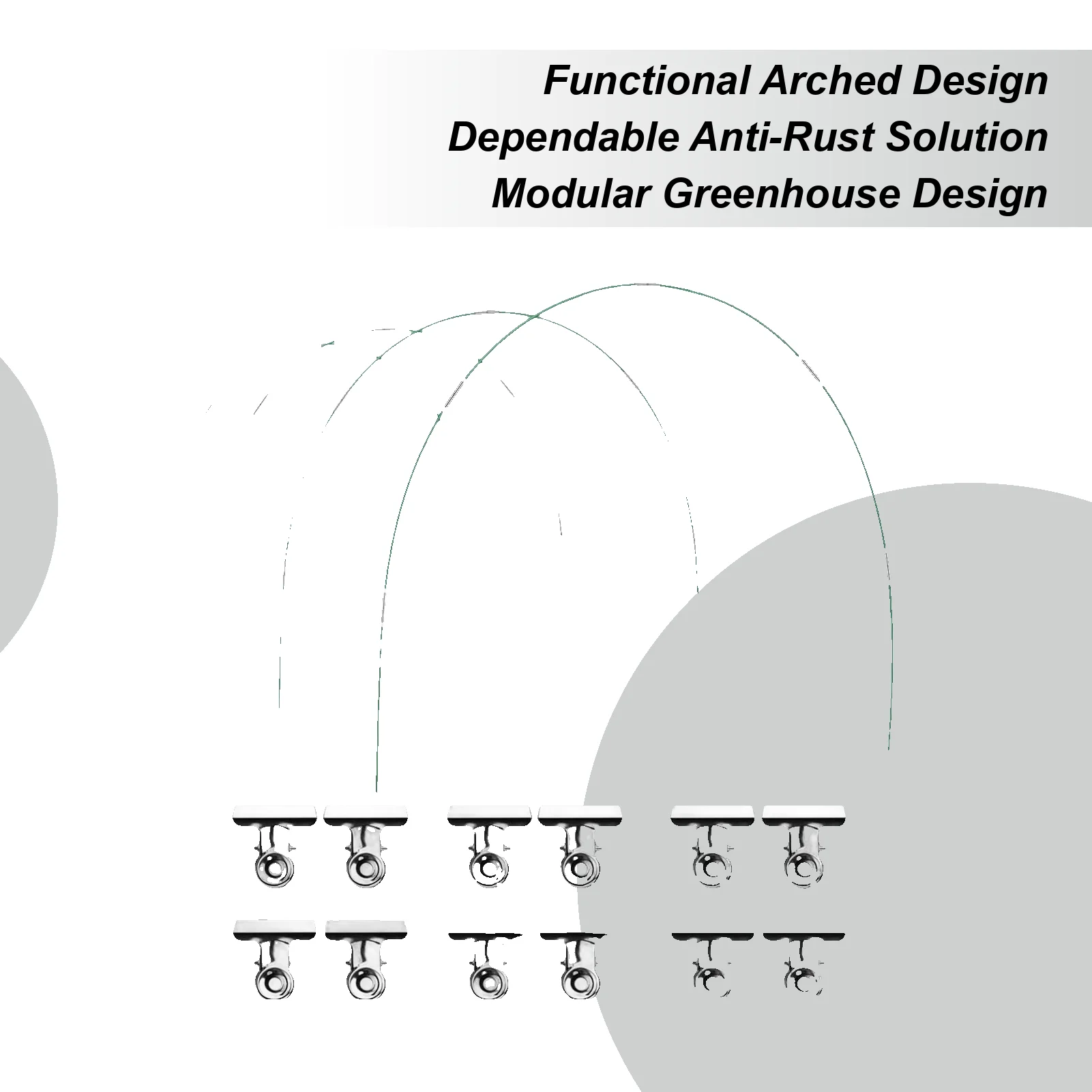 Garden Tunnel Hoop Garden Poles For Netting Curved Frame Flexible Stakes Protection Support For Bird Hail Vegetable Strawberry
Garden Tunnel Hoop Garden Poles For Netting Curved Frame Flexible Stakes Protection Support For Bird Hail Vegetable Strawberry