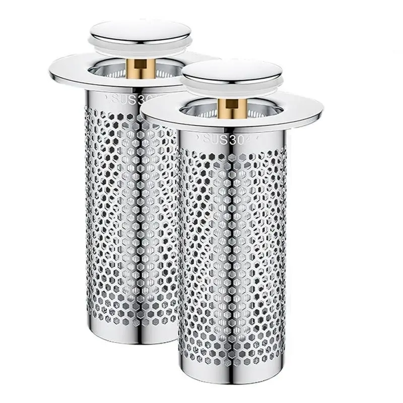 AB46-2Pcs Stainless Steel Floor Drain Filter, Bathtub Sink Strainer,-Up Sink Filter,For Kitchen,Bathtub,Sink Water Pipe
AB46-2Pcs Stainless Steel Floor Drain Filter, Bathtub Sink Strainer,-Up Sink Filter,For Kitchen,Bathtub,Sink Water Pipe