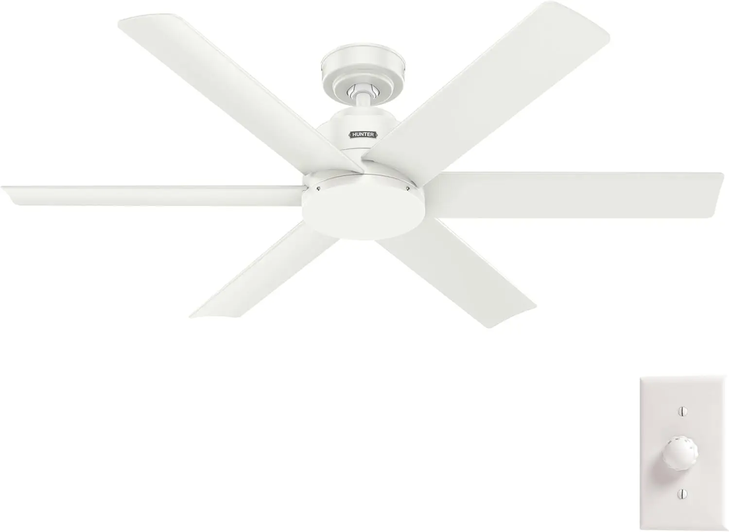 52-Inch Fresh White Ceiling Fan with Wall Control, Suitable for Indoor and Outdoor Use
52-Inch Fresh White Ceiling Fan with Wall Control, Suitable for Indoor and Outdoor Use
