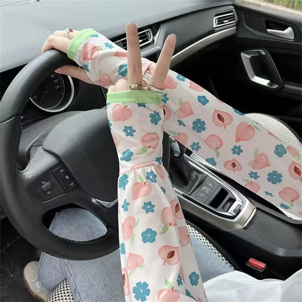 Summer Ice Silk Sunscreen Sleeves Women Girls Sun Protection Arm Covers Outdoor Cycling Driving Cool Anti-UV Arm Sleeves
Summer Ice Silk Sunscreen Sleeves Women Girls Sun Protection Arm Covers Outdoor Cycling Driving Cool Anti-UV Arm Sleeves