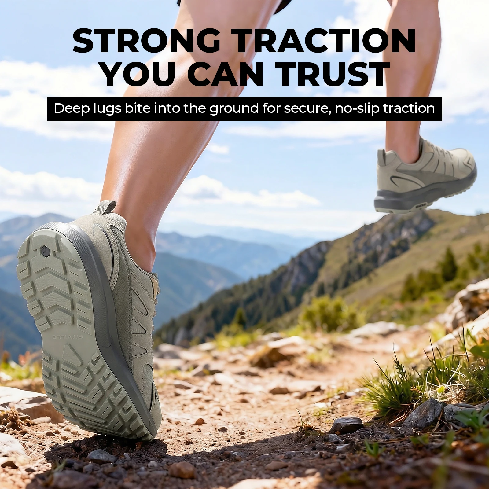 FitVille Outdoor Hiking Shoes for Men Water-Resistant Extra Wide Toe Climbing Shoes Sport Footwear Arch Support Non-slip Size 50
FitVille Outdoor Hiking Shoes for Men Water-Resistant Extra Wide Toe Climbing Shoes Sport Footwear Arch Support Non-slip Size 50