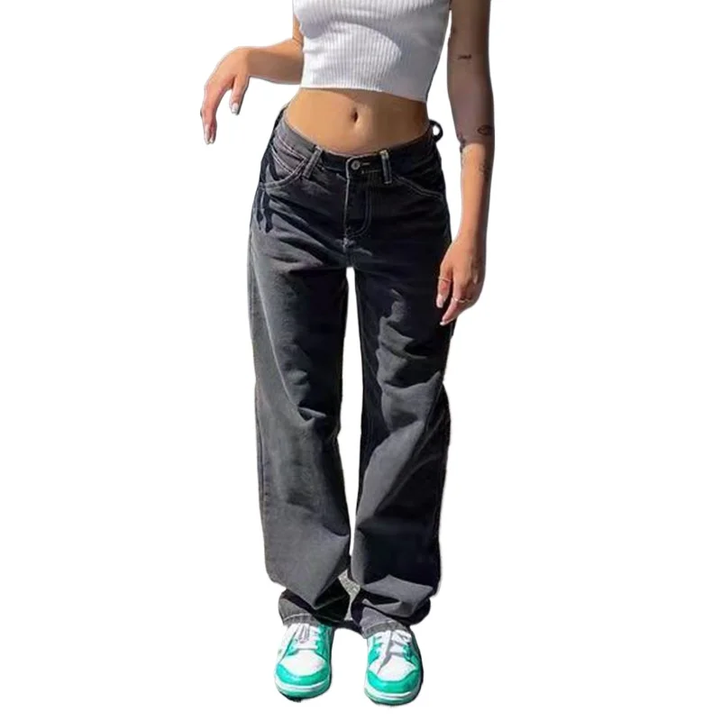 Cross-border European and American Women's Clothing Denim Loose Street Women's Wide-leg Jeans Wear-resistant Breathable Jeans
Cross-border European and American Women's Clothing Denim Loose Street Women's Wide-leg Jeans Wear-resistant Breathable Jeans