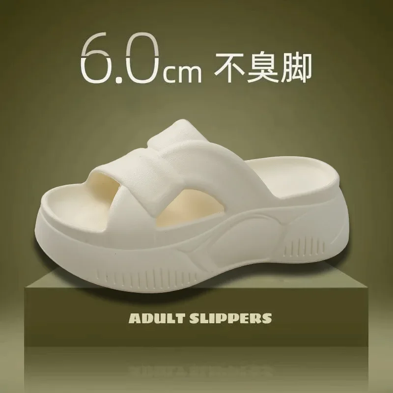 Hot Selling Thick Bottom Slippers 2025 New Fashionable and Versatile Women's Home Beach Anti Slip Cool Slippers Platform Shoes
Hot Selling Thick Bottom Slippers 2025 New Fashionable and Versatile Women's Home Beach Anti Slip Cool Slippers Platform Shoes