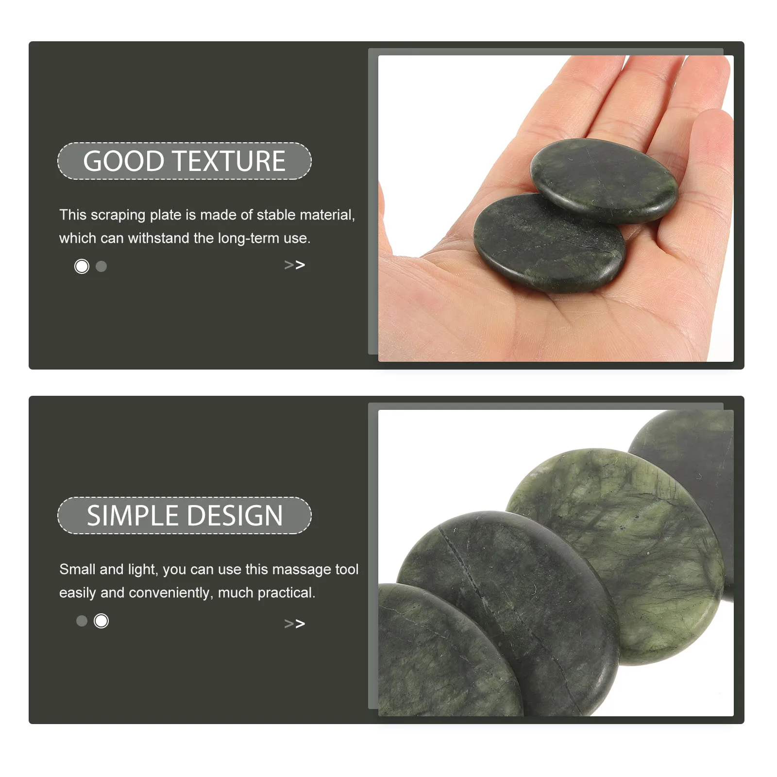 4 Pcs Olive Jade Massage Stone Natural Scraping Plate Portable Finger Spa Mushroom Scraper for Pressure Relaxing Hand Face
4 Pcs Olive Jade Massage Stone Natural Scraping Plate Portable Finger Spa Mushroom Scraper for Pressure Relaxing Hand Face