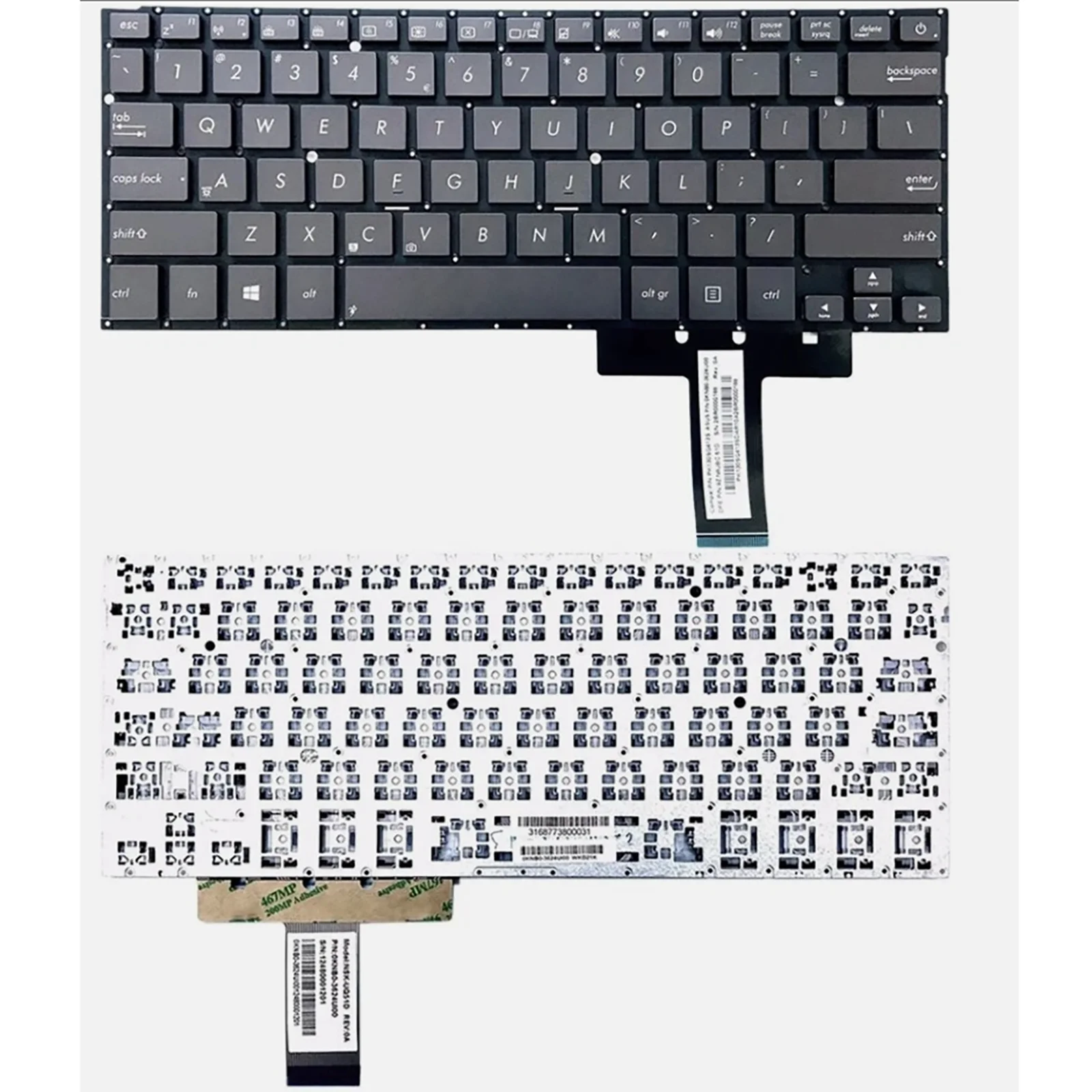 Американская клавиатура для ноутбука Asus UX32 UX32A UX32L UX32LA UX32LN UX32V UX32VD
Американская клавиатура для ноутбука Asus UX32 UX32A UX32L UX32LA UX32LN UX32V UX32VD
