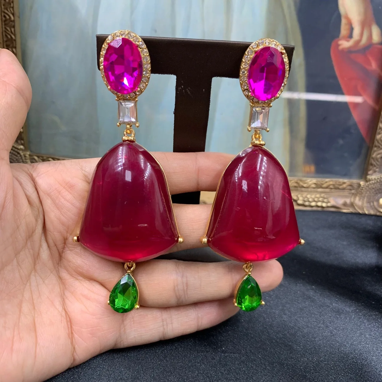 Модные элегантные серьги-колокольчики, темперамент, смола, стекло, дизайн, серебряная игла, креативные женские серьги
Модные элегантные серьги-колокольчики, темперамент, смола, стекло, дизайн, серебряная игла, креативные женские серьги