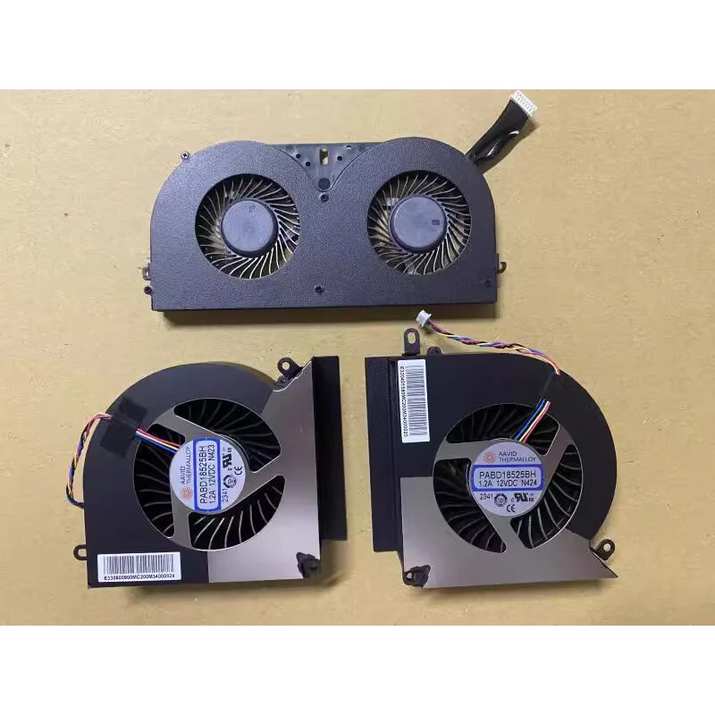 C MS-17H1 CPU GPU FAN DC12V 1.2A For MSI GT76 RTX2080 PABD18525BH N424 N423 N422
C MS-17H1 CPU GPU FAN DC12V 1.2A For MSI GT76 RTX2080 PABD18525BH N424 N423 N422