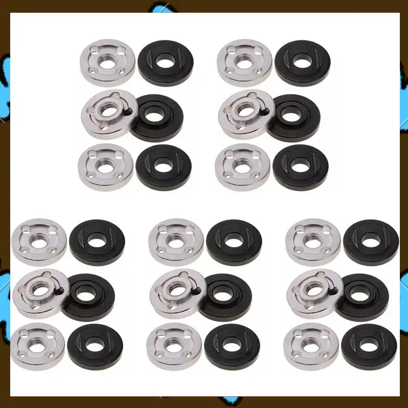 Promotion! 30Pcs Lock Nuts Flange For 9523 Nut Inner Outer Kit Angle Grinder Tool 2 Specifications-Toothless, Toothed
Promotion! 30Pcs Lock Nuts Flange For 9523 Nut Inner Outer Kit Angle Grinder Tool 2 Specifications-Toothless, Toothed