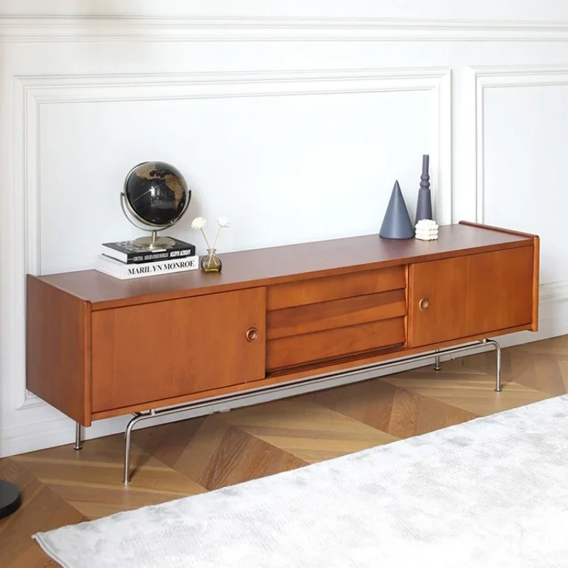 Nordic medieval solid wood TV cabinet coffee table combination living room home French retro light luxury locker furniture floor
Nordic medieval solid wood TV cabinet coffee table combination living room home French retro light luxury locker furniture floor