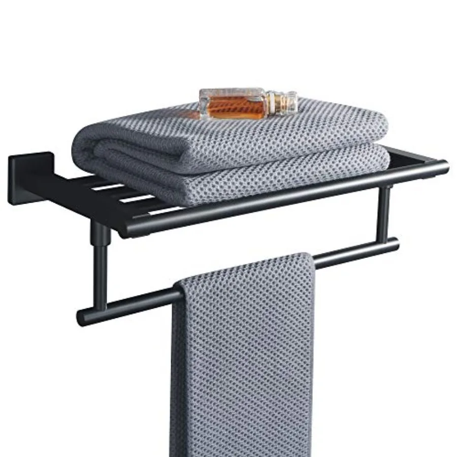 16 Inch Towel Racks for Bathroom Towel Rack Wall Mounted with Tower Bars SUS 304 Stainless Steel Bathroom Shelf Heavy Duty Hand
16 Inch Towel Racks for Bathroom Towel Rack Wall Mounted with Tower Bars SUS 304 Stainless Steel Bathroom Shelf Heavy Duty Hand