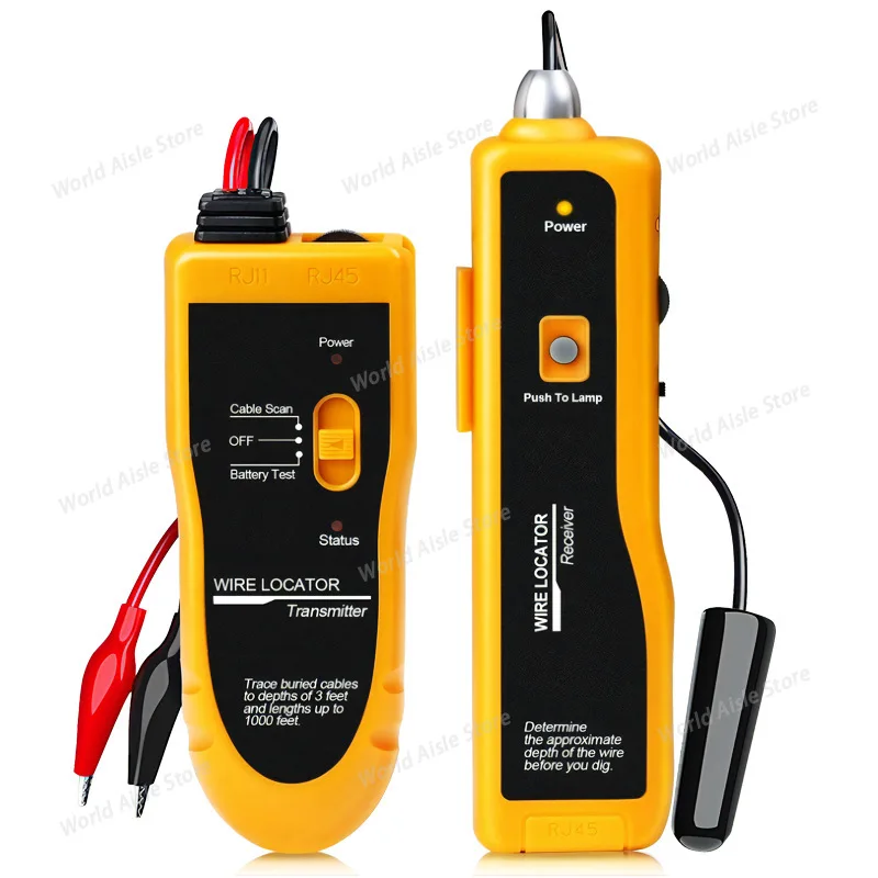 Underground Cable Tracker Anti-Interference Cable Tester Professional Cable Finder Network Tools
Underground Cable Tracker Anti-Interference Cable Tester Professional Cable Finder Network Tools