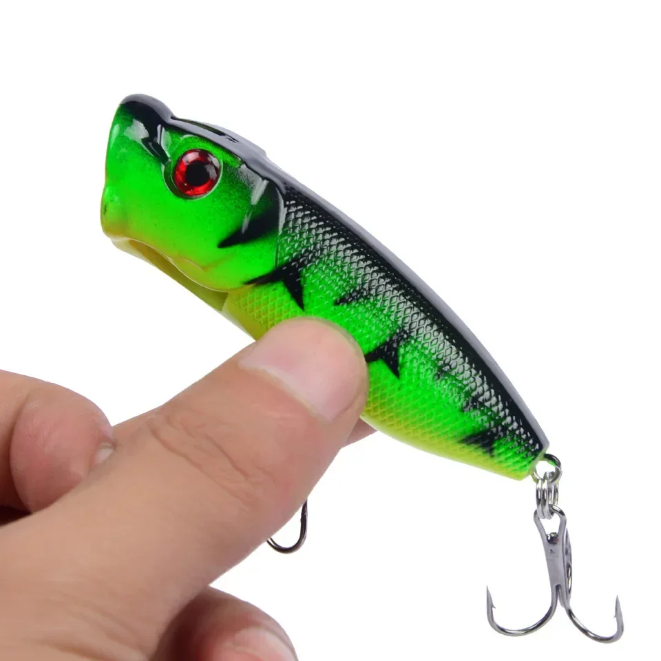 ZWICKE 1pcs 6.5cm 12g Fishing Lures Topwater Popper Bait Hard Bait Artificial Wobblers Plastic Fishing Tackle with 6# Hooks
ZWICKE 1pcs 6.5cm 12g Fishing Lures Topwater Popper Bait Hard Bait Artificial Wobblers Plastic Fishing Tackle with 6# Hooks