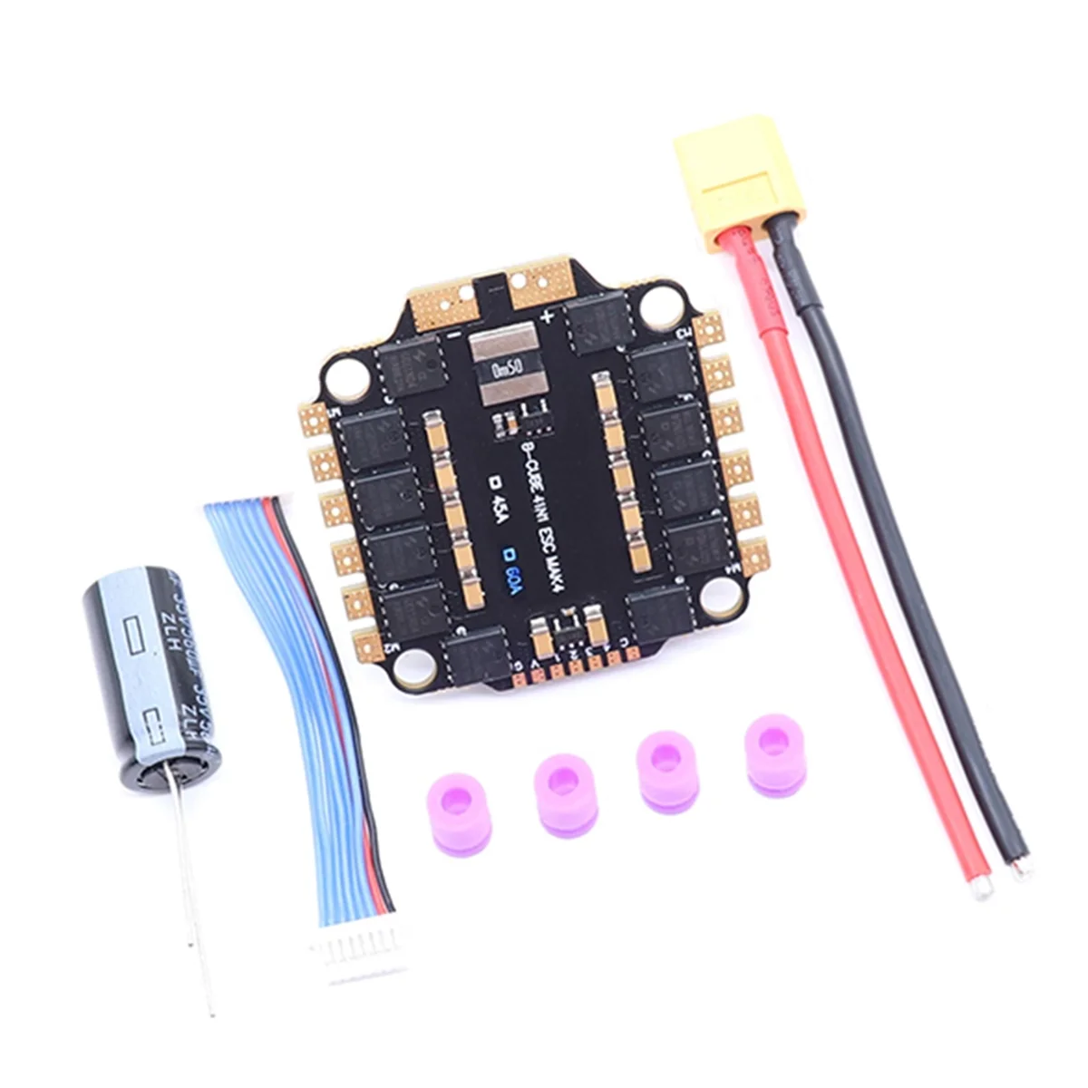 AM-4INI 60A ESC Board Supporting 3-6S Brushless Motor Support DShot300 600/Multishot/Oneshot FPV UAV F4 Flight Control
AM-4INI 60A ESC Board Supporting 3-6S Brushless Motor Support DShot300 600/Multishot/Oneshot FPV UAV F4 Flight Control