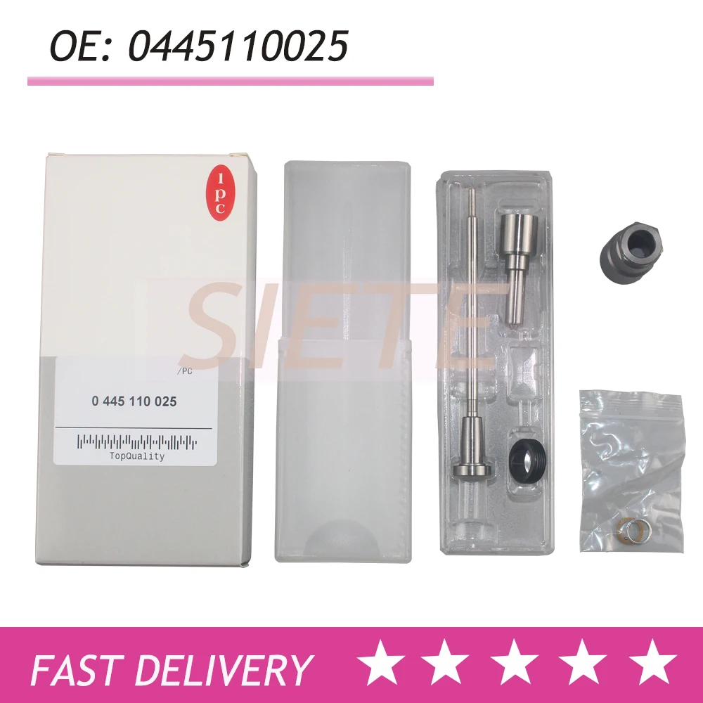0445110025 Diesel Injector Overhaul Spare Parts Nozzle DSLA156P736 0433175163 Valve F00VC01001 for 0445110024 Sprayer Repair Kit
0445110025 Diesel Injector Overhaul Spare Parts Nozzle DSLA156P736 0433175163 Valve F00VC01001 for 0445110024 Sprayer Repair Kit