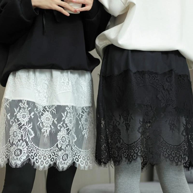 50LE Stylish Lace Overlay Skirt Offering Comfort and Styles Lace Petticoat Skirt
50LE Stylish Lace Overlay Skirt Offering Comfort and Styles Lace Petticoat Skirt