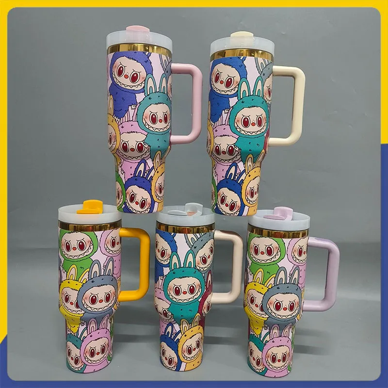 Labubu 40oz Cartoon Ice Cream Cup Large Capacity Insulated Cup 304 Stainless Steel With Straw Car Cup Portable High-End Gift
Labubu 40oz Cartoon Ice Cream Cup Large Capacity Insulated Cup 304 Stainless Steel With Straw Car Cup Portable High-End Gift