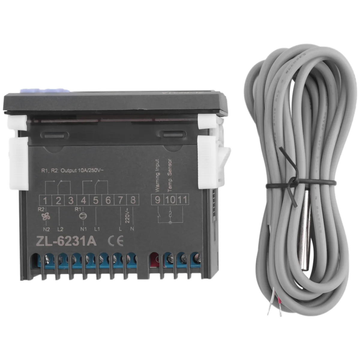 LILYTECH ZL-6231A, Incubator Controller, Thermostat with Multifunctional Timer, Equal to STC-1000, or W1209 + TM618N
LILYTECH ZL-6231A, Incubator Controller, Thermostat with Multifunctional Timer, Equal to STC-1000, or W1209 + TM618N