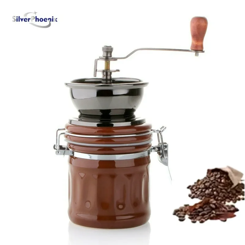 Home Handmade Handy Manual Spice Coffee Bean Pepper Grinder Mill Stainless Steel Grinder with Ceramic Core Coffee maker
Home Handmade Handy Manual Spice Coffee Bean Pepper Grinder Mill Stainless Steel Grinder with Ceramic Core Coffee maker