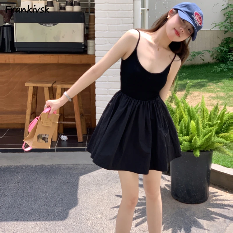 Backless Women Dresses Strap Simple Slim A-line Summer Spicy Girls Draped Patchwork Vintage American Style Hotsweet New Design
Backless Women Dresses Strap Simple Slim A-line Summer Spicy Girls Draped Patchwork Vintage American Style Hotsweet New Design