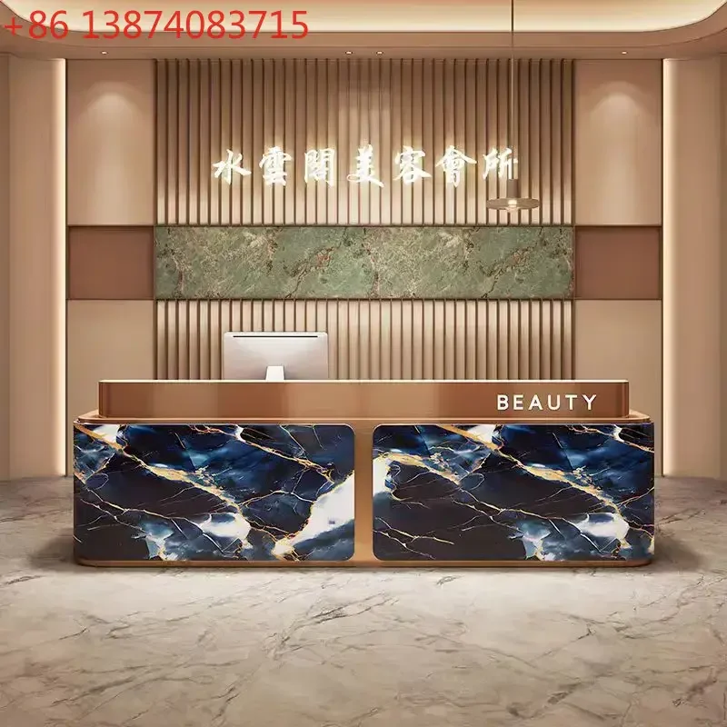 hot sale Luxury Front Desk Reception Counter Hotels Long Classic Reception Desks Modern Business Recepcion Furniture
hot sale Luxury Front Desk Reception Counter Hotels Long Classic Reception Desks Modern Business Recepcion Furniture