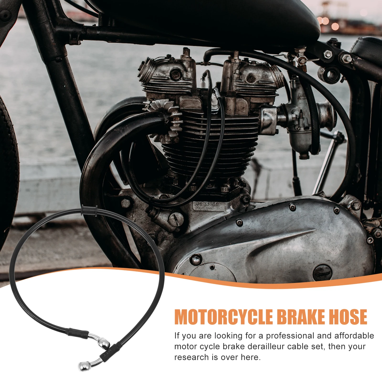 Motorcycle Hose Durable Nylon Iron Material Long Use Workmanship Structure Practical Hydraulic Brake Line Oil Riding Easy
Motorcycle Hose Durable Nylon Iron Material Long Use Workmanship Structure Practical Hydraulic Brake Line Oil Riding Easy