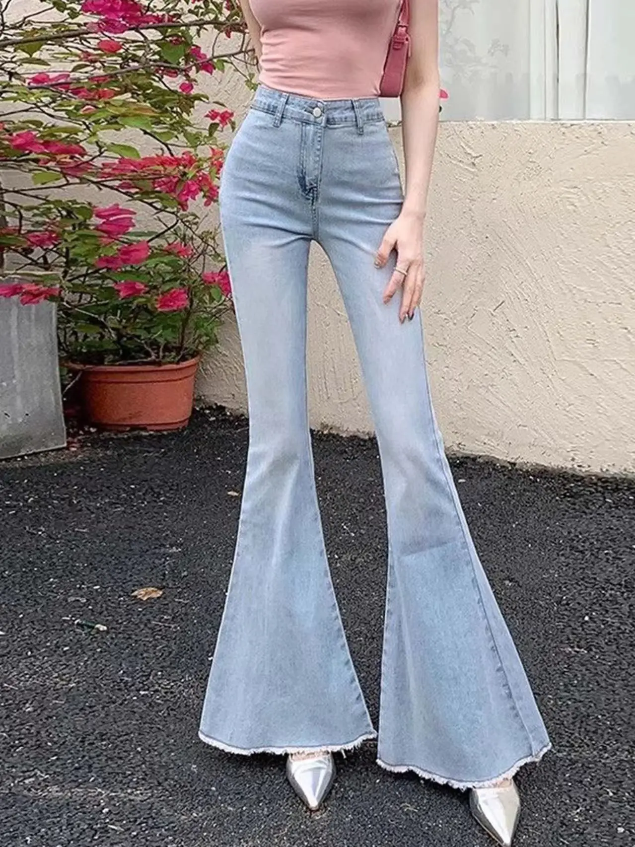 High Waist 3D Knot Denim Pants Women's Spring Style Slimming Hip Raising Flared Trousers Casual High Waist Butterfl...
High Waist 3D Knot Denim Pants Women's Spring Style Slimming Hip Raising Flared Trousers Casual High Waist Butterfl...